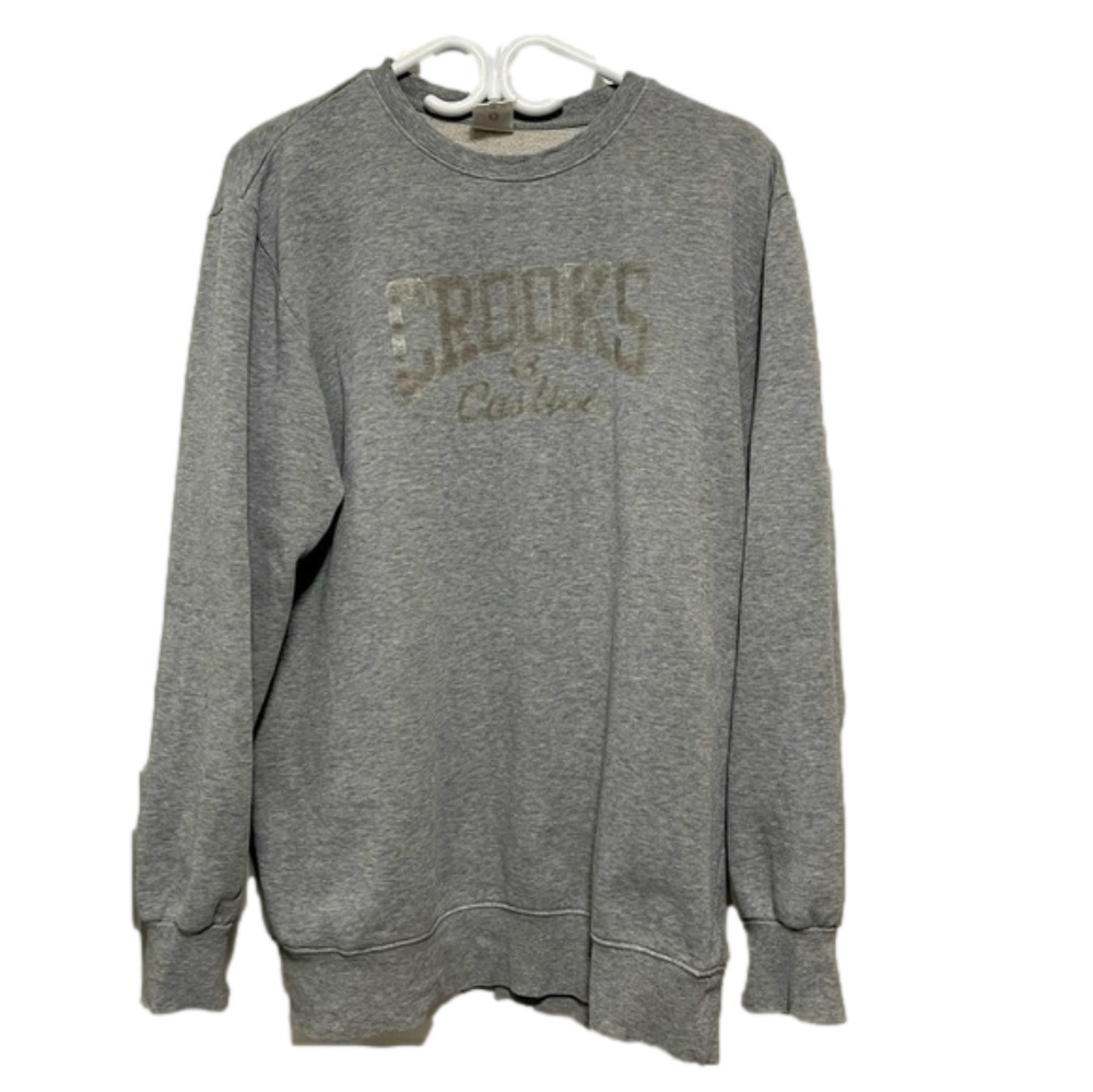 [crooks & castles] Grey Crooks Sweatshirt